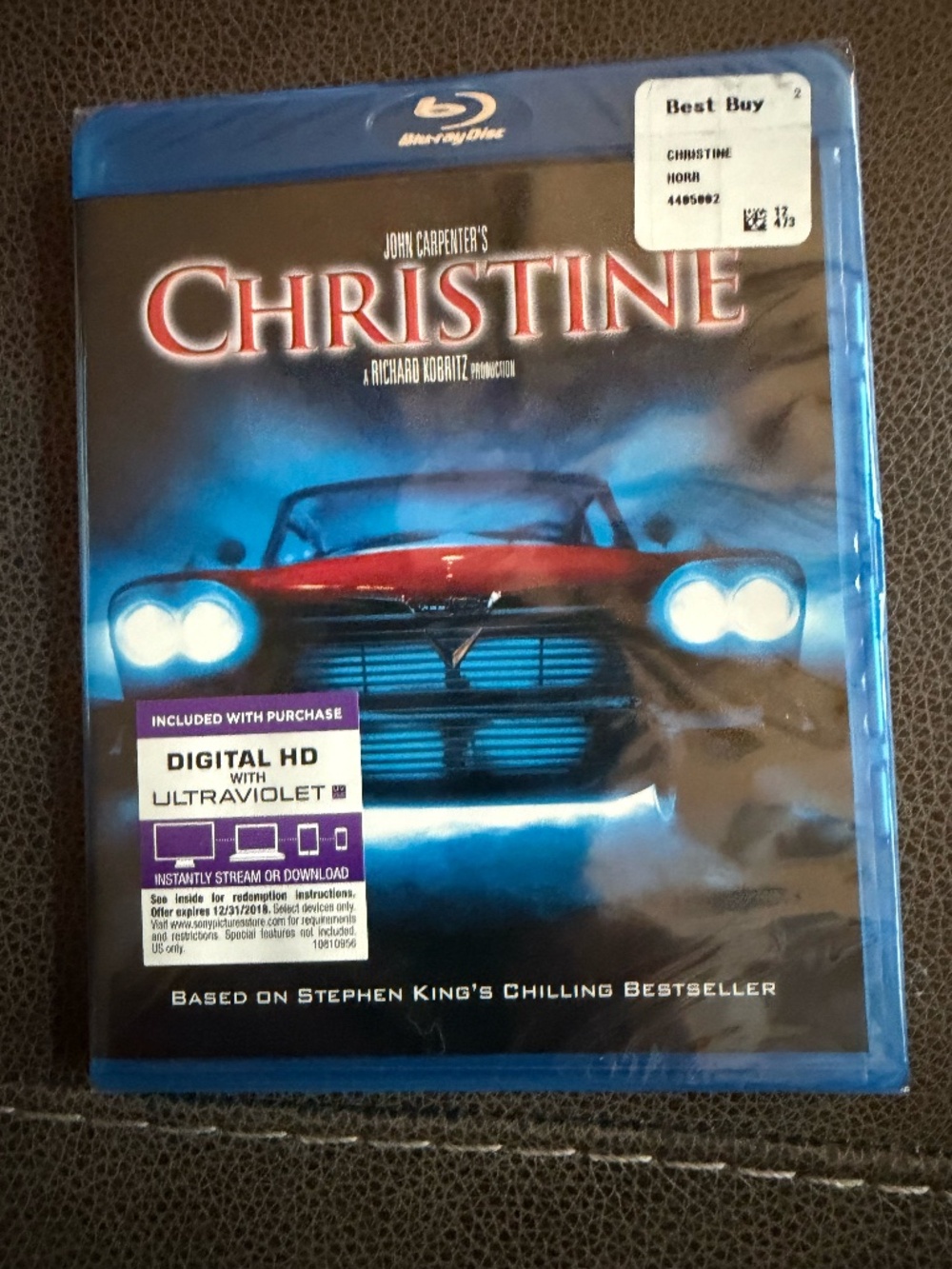 Christine (1983) Blu-ray – John Carpenter, Stephen King – New Factory Sealed